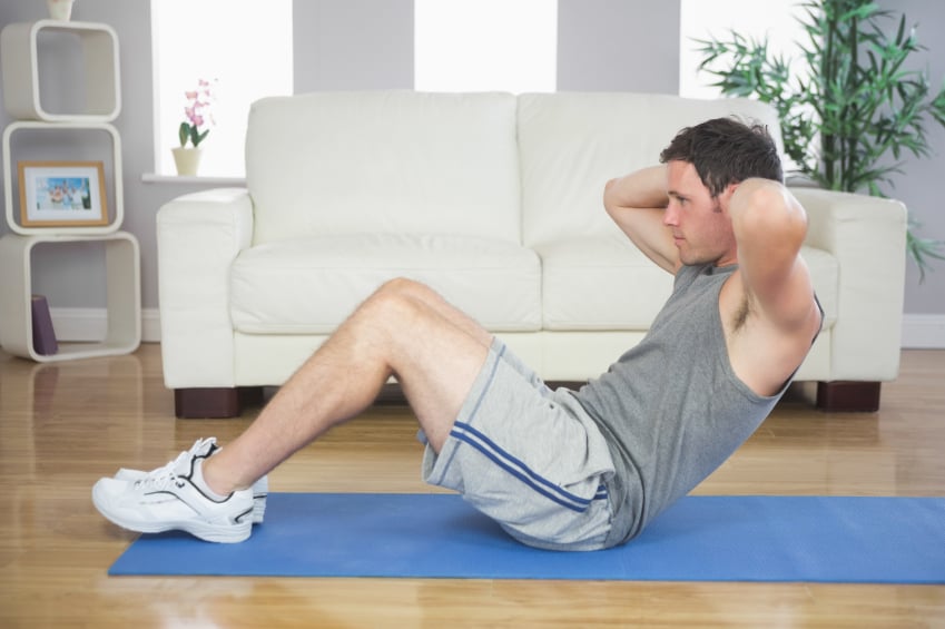 working out