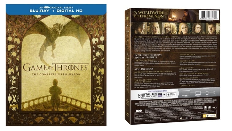 Game of Thrones Season 5 Blu-ray