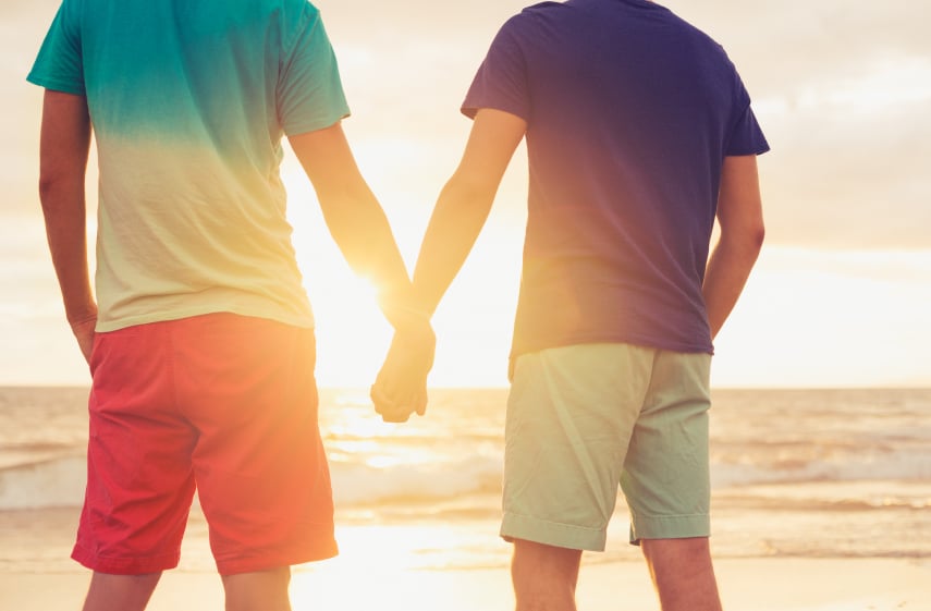 gay couple holding hands gay couple holding hands