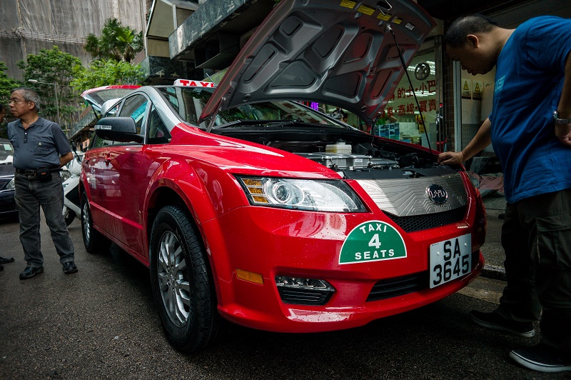 HONG KONG-ENVIRONMENT-TAXI