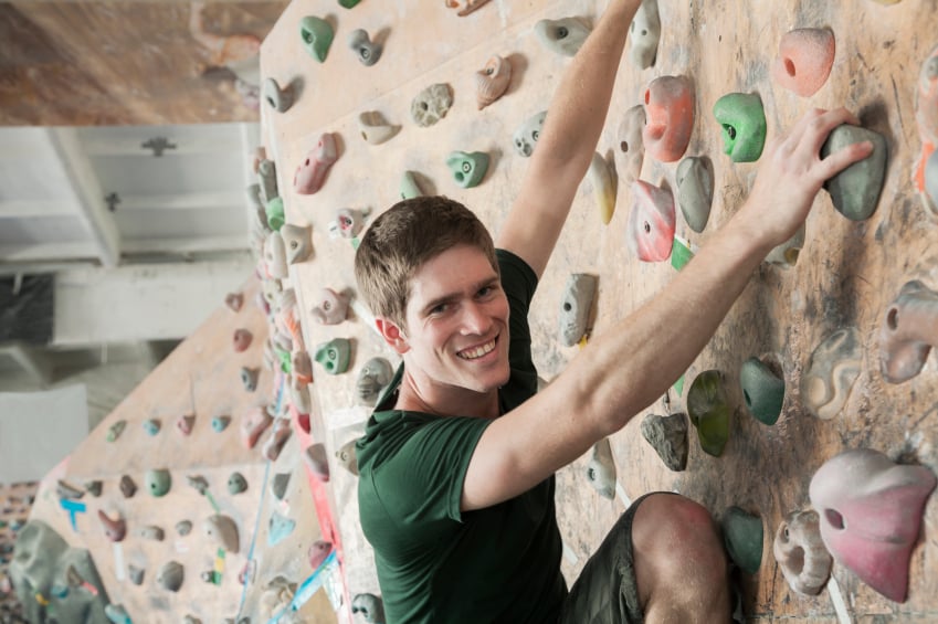 rock climbing