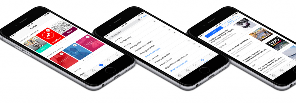 News app in iOS 9