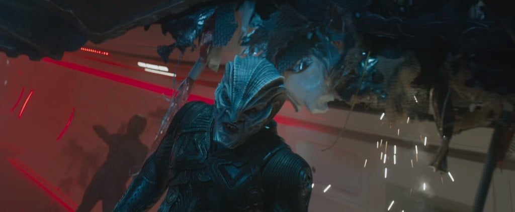 Idris Elba as an alien in Star Trek Beyond.