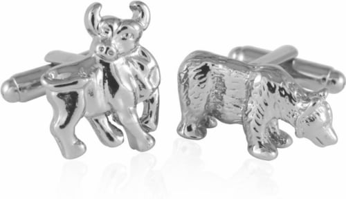 bull and bear cuff links