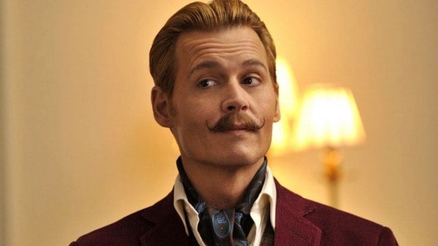 Johnny Depp in 'Mordecai,' one of 2015's biggest box office failures.