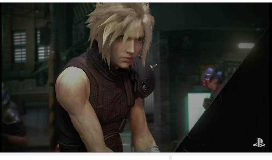 Cloud in 'Final Fantasy VII Remake'