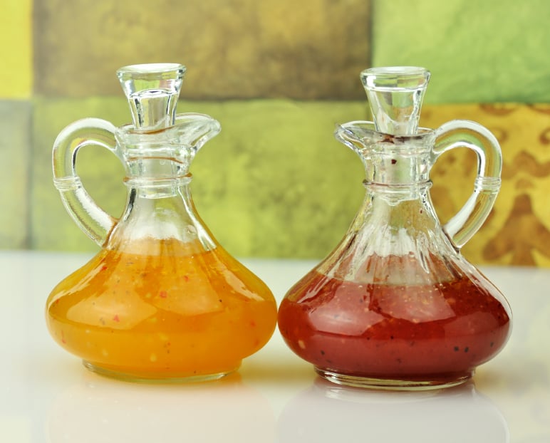 salad dressings, vinaigrettes