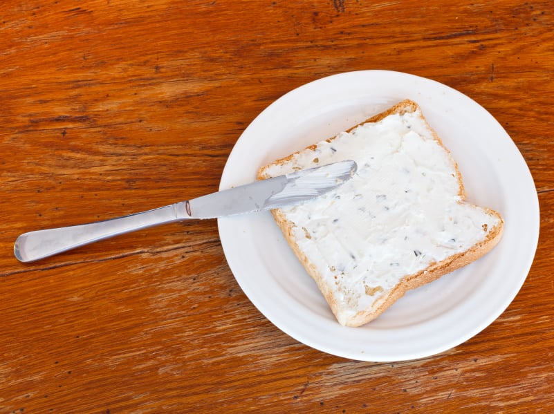 cottage cheese spread on toast