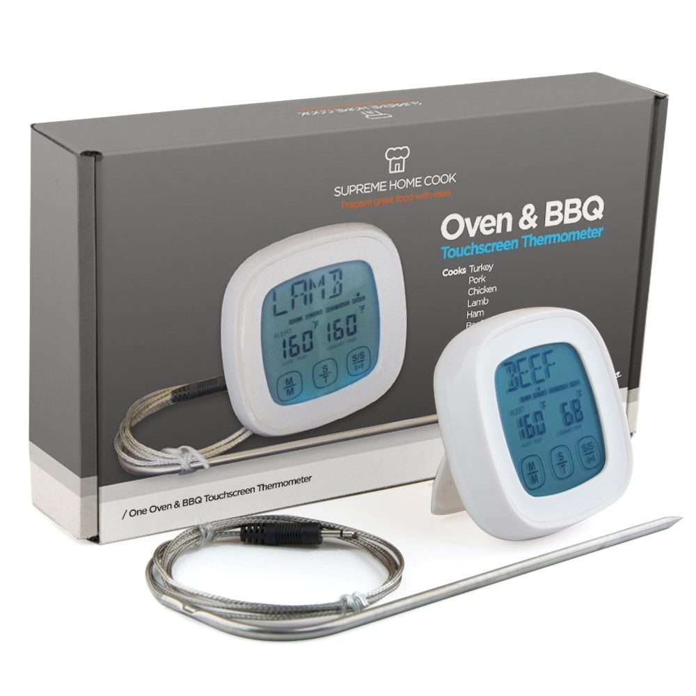 oven and bbq touchscreen thermometer 