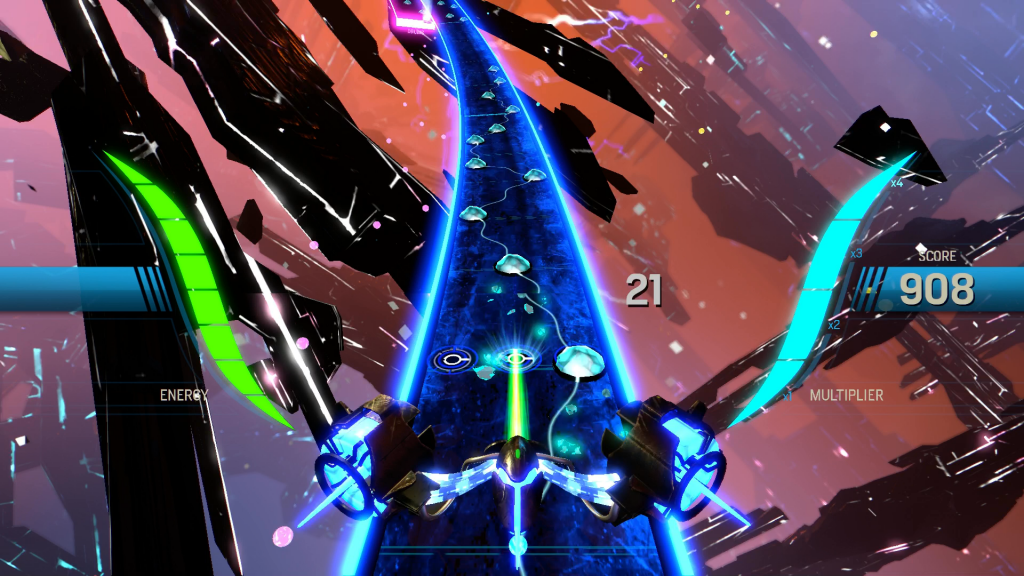 A screenshot of Amplitude on PS4