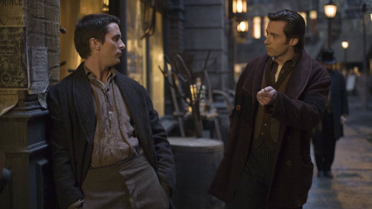 Christian Bale and Hugh Jackman in The Prestige
