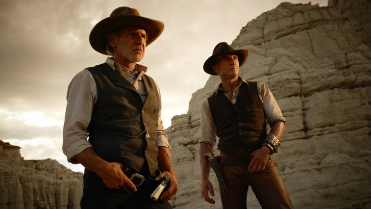 Harrison Ford and Daniel Craig in Cowboys and Aliens