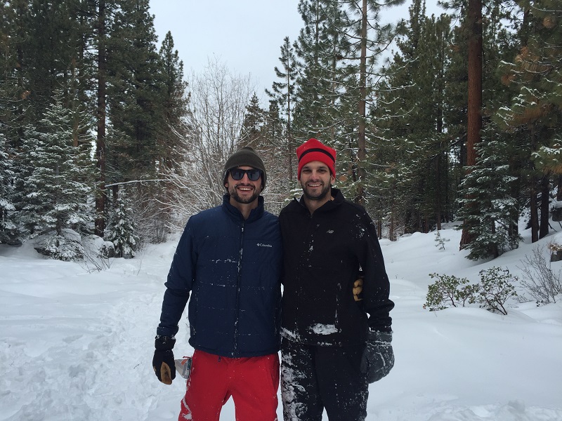 StudySoup's Sieva Kosinsky with cofounder Jeff Silverman - Source: Sieva Kosinsky