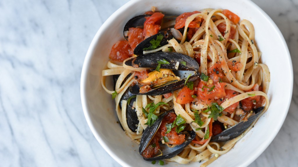 Date Night Dinner: A Fettuccine and Mussels Meal for $5