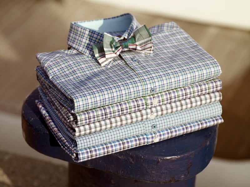 five shirts in a row