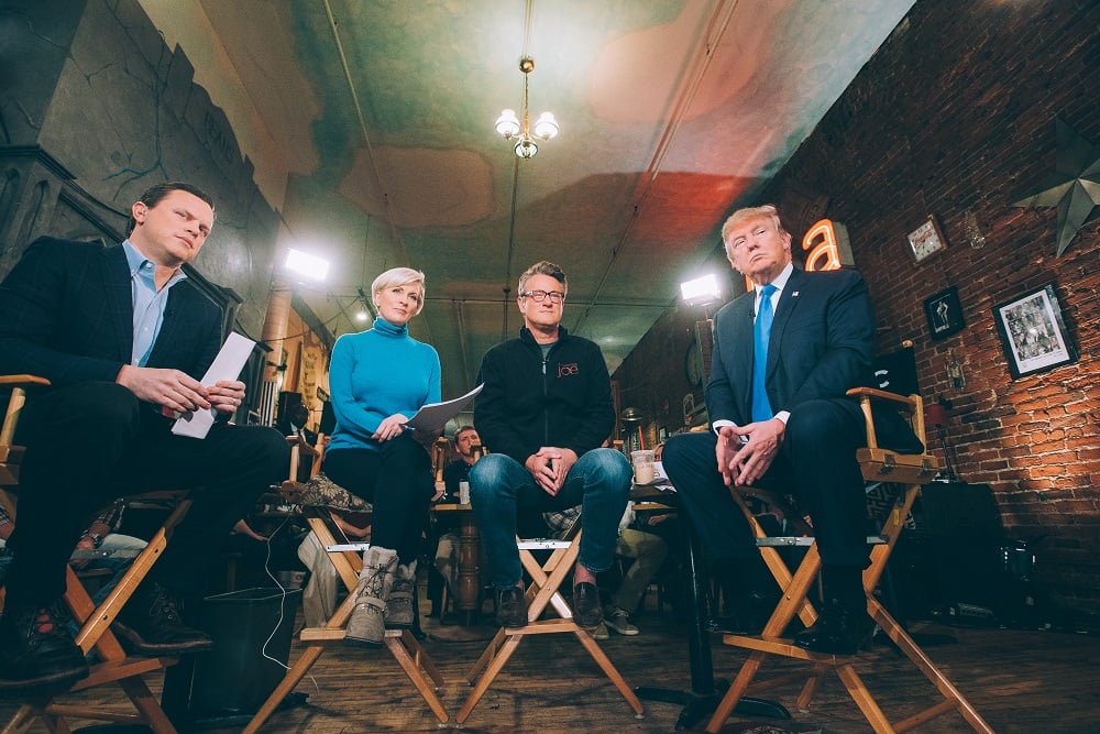 Trump with Morning Joe in Des Moines Trump with Morning Joe in Des Moines