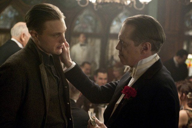 Michael Pitt and Steve Buscemi in a scene from HBO's 'Boardwalk Empire'