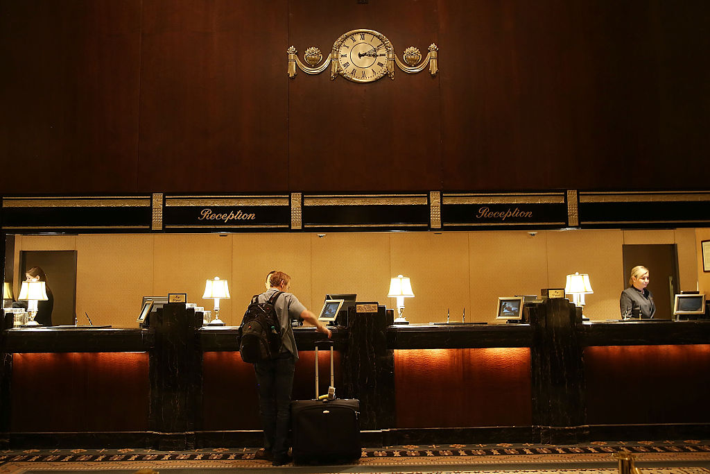 hotel front desk