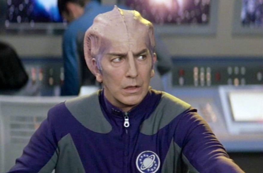 Alan Rickman as Alexander Dane - a.k.a. Dr. Lazarus - in 'Galaxy Quest.'
