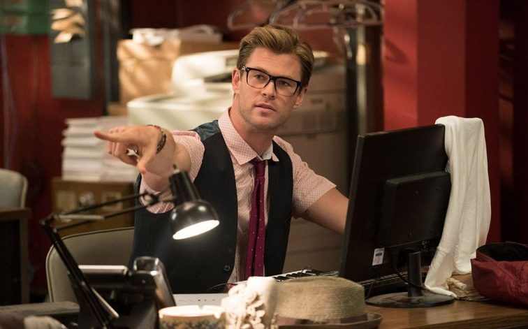 Chris Hemsworth in Ghostbusters Chris Hemsworth in Ghostbusters