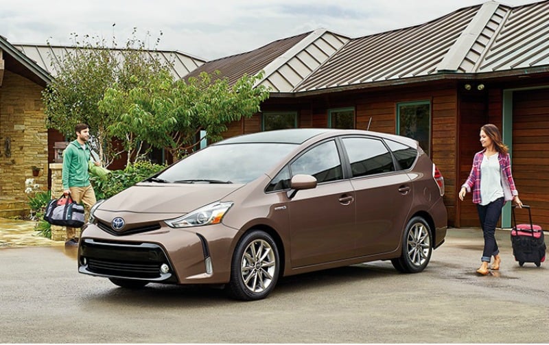 2015 Prius V at family home