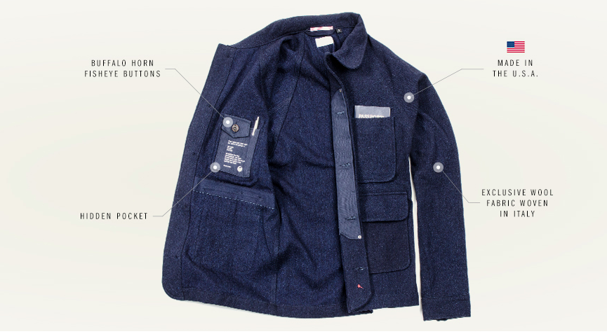 Apolis wool chore jacket