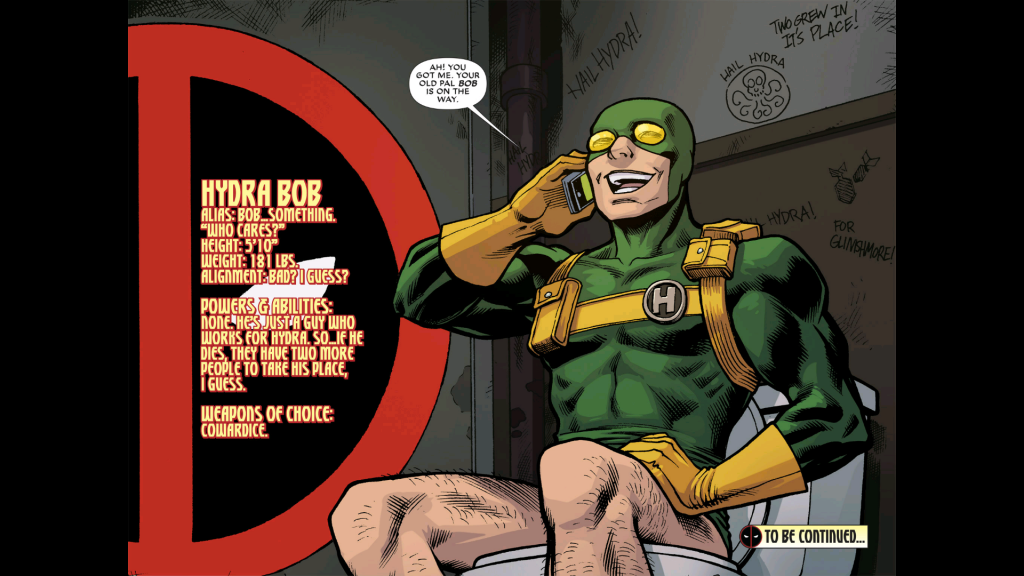 HYDRA Bob - Deadpool, Marvel Comics