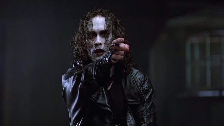 Brandon Lee in The Crow