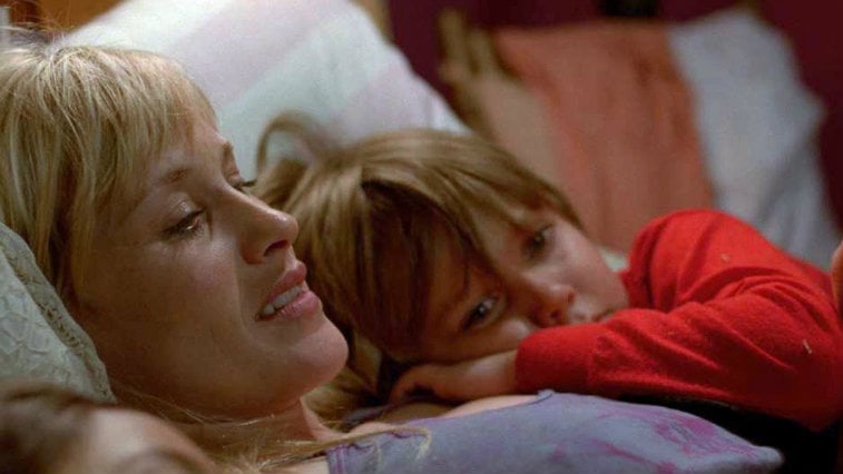 Ellar Coltrane and Patricia Arquette in Boyhood