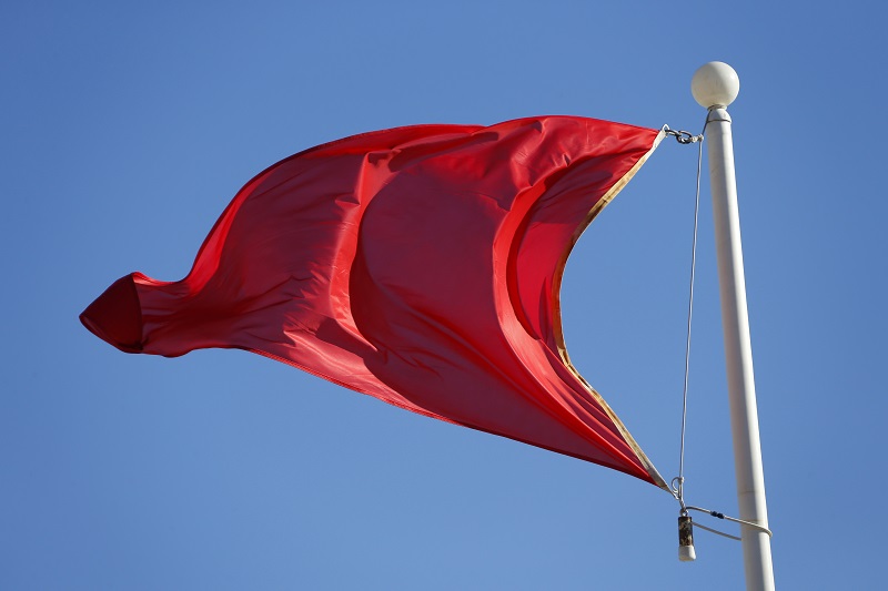 a red flag