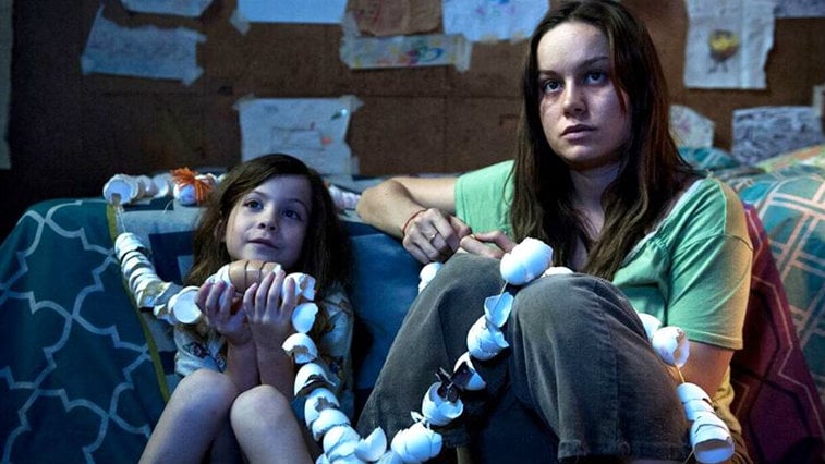 Jacob Tremblay and Brie Larson in Room
