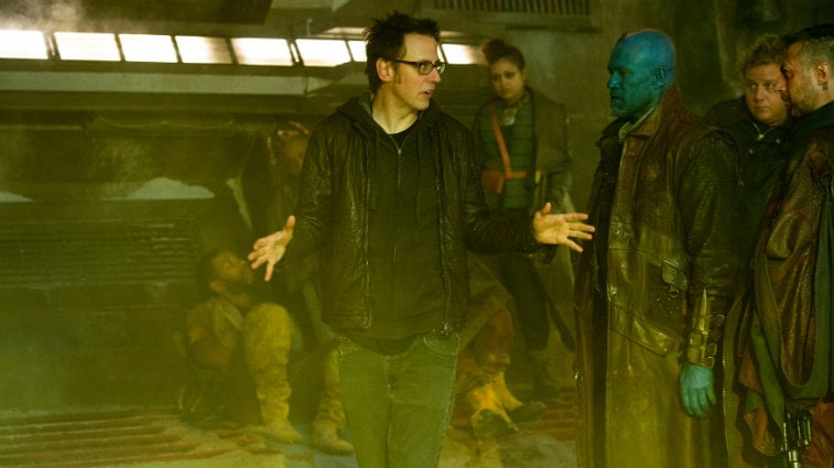James Gunn on the Guardians of the Galaxy set