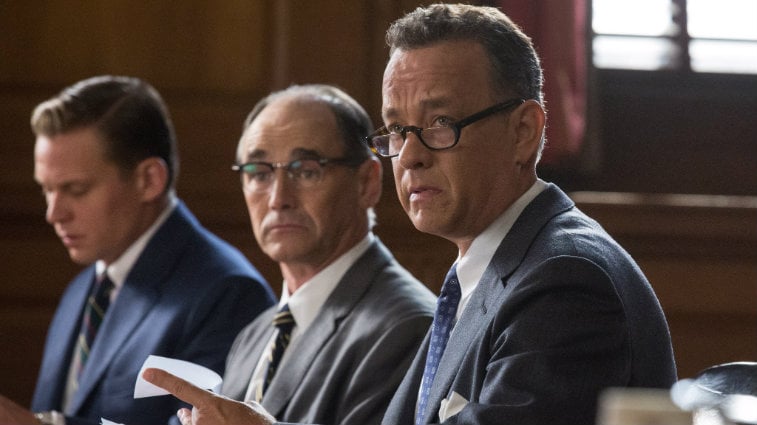 Mark Rylance and Tom Hanks in Bridge of Spies