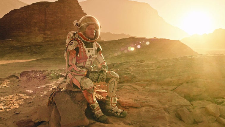 Matt Damon in The Martian