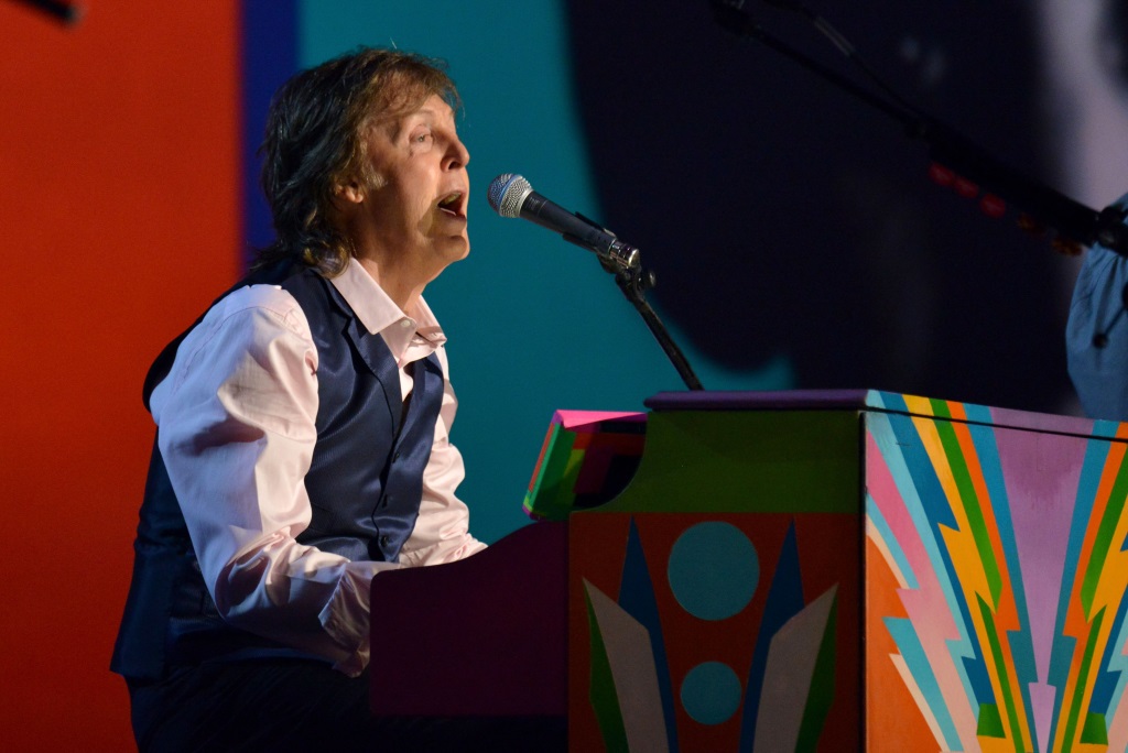 Paul McCartney performs onstage during "The Night That Changed America: A GRAMMY Salute To The Beatles"