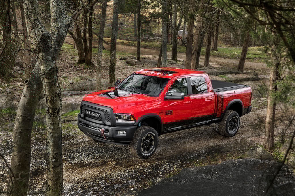 2017 Ram Power Wagon Crew Cab 4x4 driving off road
