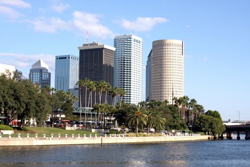 buildings in Tampa Downtown