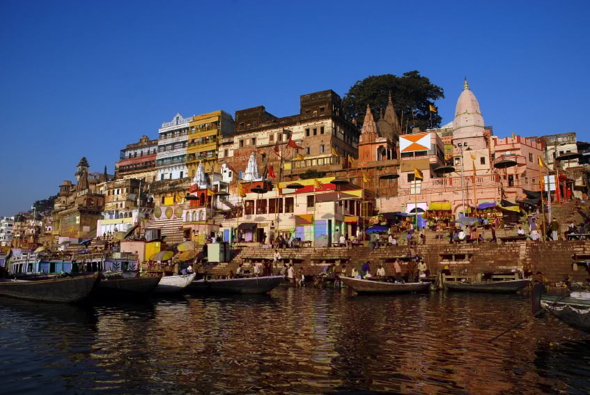 An image of life in Varanasi, India