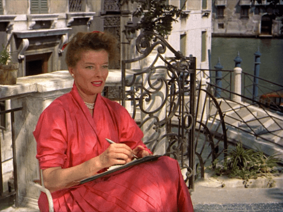 Katherine Hepburn in Summertime