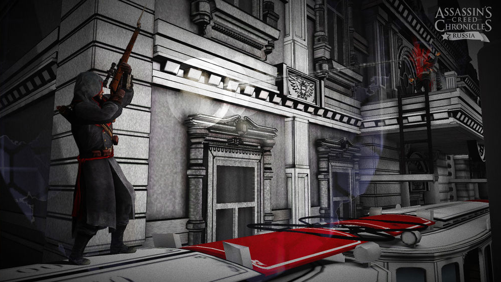 Assassin's Creed Chronicles: Russia a stealthy killer snipes an enemy