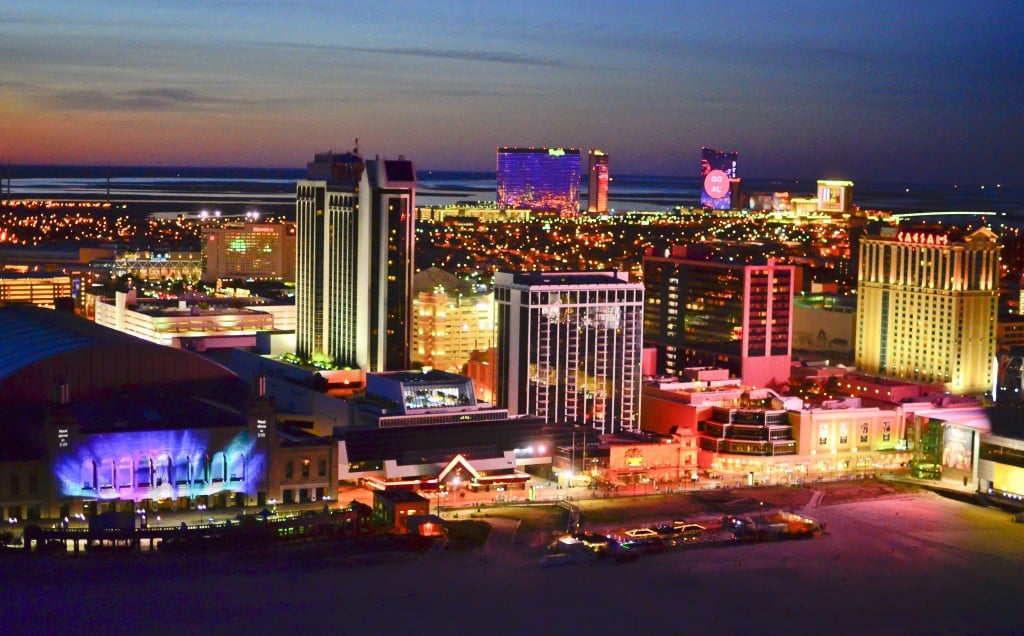 Atlantic City, New Jersey at night