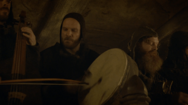 Coldplay's drummer Will Champion had a cameo appearance in the Game of Thrones episode "The Rains of Castamere."