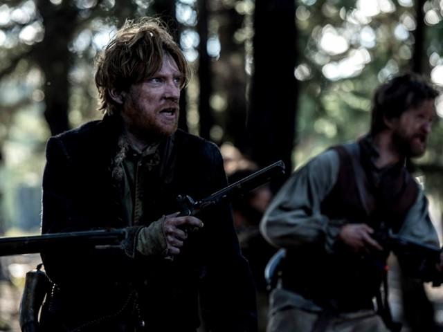 Domhnall Gleeson as Captain Andrew Henry in 'The Revenant'