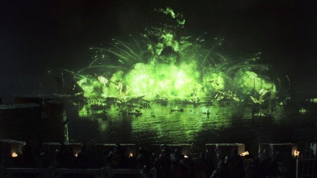 A stunning scene from the 'Game of Thrones' episode "Blackwater"