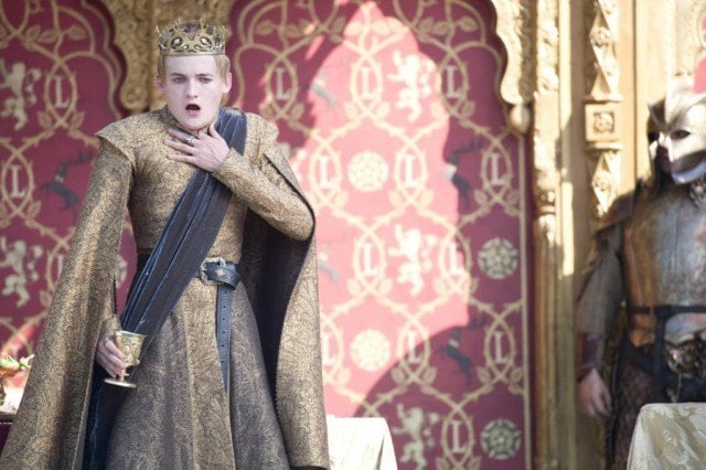 Joffrey Lannister (Jack Gleeson) in a scene from the 'Game of Thrones' episode "The Lion and the Rose"