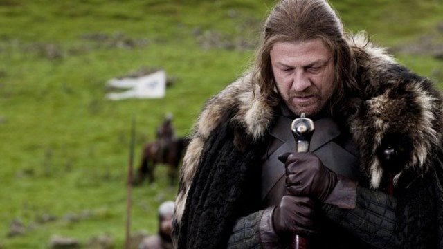 Eddard 'Ned' Stark (Sean Bean) in a moment from the 'Game of Thrones' episode "Winter is Coming."