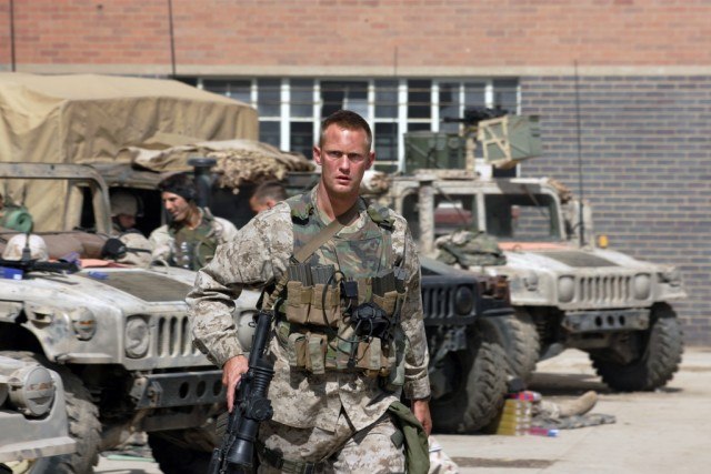 Alexander Skarsgard stars in the ensemble war drama 'Generation Kill'