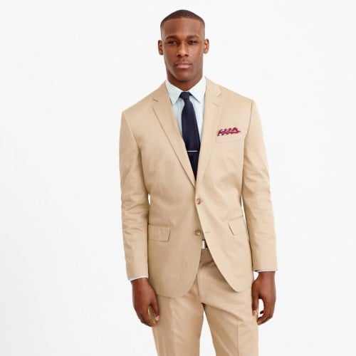 khaki suit