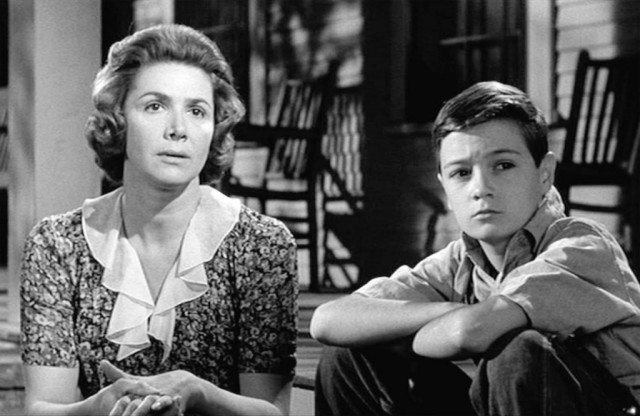 Miss Maudie (Rosemary Murphy) and Jem Finch (Phillip Alford) in 'To Kill a Mockingbird'