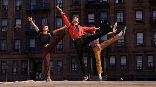 A scene from the Oscar-winning musical 'West Side Story'